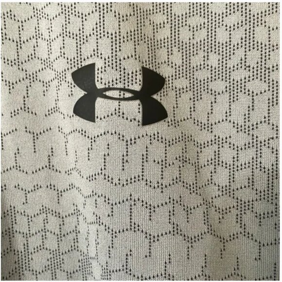 Under Armour Training Raid Jacquard Heatgear Shirt Gray Black Men's Size Medium - Picture 3 of 9